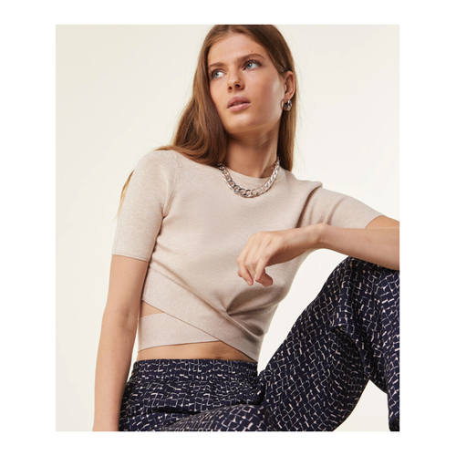 Bild von Elegantes Kurzes T-Shirt mit Kurzarm für Vielseitige Outfits