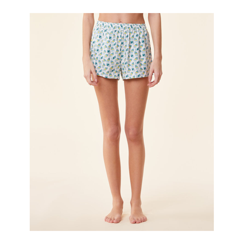 Bild von Pyjama-Shorts mit geometrischem Print