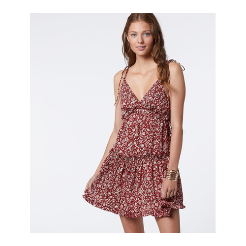Bild von Kurzes Kleid mit Trägern und Print