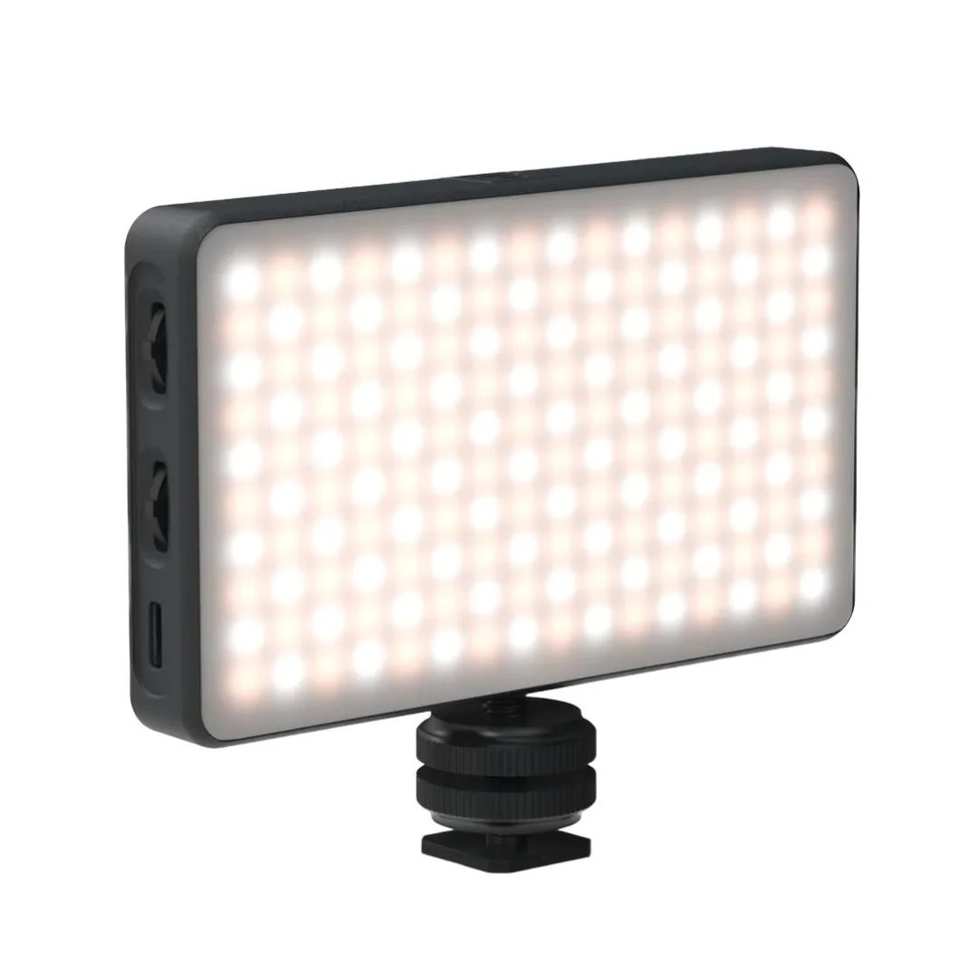 Bild von ShiftCam LED Panel Pro RGBWW, LED fest integriert, 360 RGB, Bi-Color, Full Spectrum, 2500-9000K, Blitzschuh-Adapter, Universal Adapter