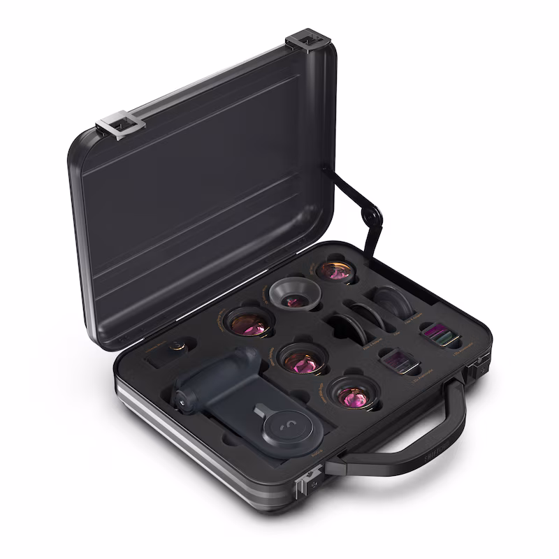 Bild von ShiftCam LensUltra - Deluxe Kit - ProGrip Starter Kit + 7 Objektive + 3 Filter, Objektivfilter, Schwarz