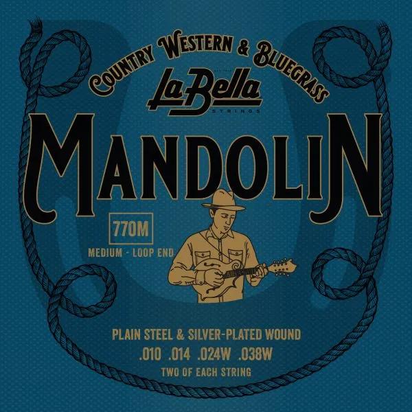 Bild von La Bella 770 M Mandolin          010/038 (8 x, Mandolin, 0.04"), Saiten