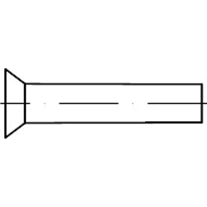 Bild von Senkniete Din 661 A 2 2 x 6