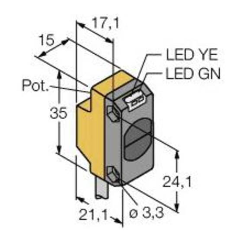Bild von Turck Reflexions-Lichttaster QS18VN6W – Maximale Präzision für Ihre Anwendungen
