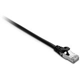 Bild von 1.00m V7 Cat. 7 Rohkabel Patchkabel S/FTP PiMF RJ45 Stecker auf RJ45 Stecker Schwarz Polybag