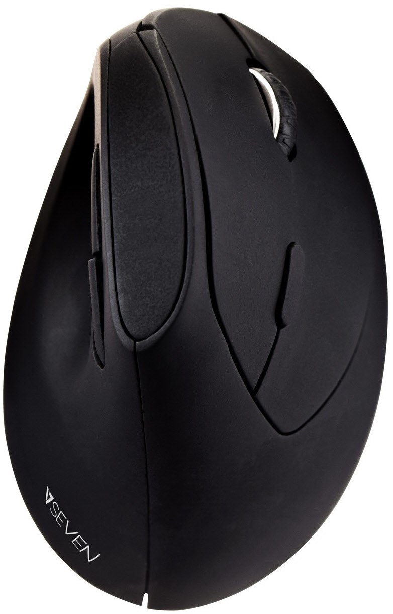 Bild von V7 Vertikale Maus Ergo 1600 DPI 2,4 GHz 6 Tasten AC Akku MW500