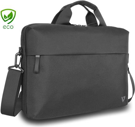 Bild von V7 Professional Eco-Friendly CTP16-ECO2 - Notebook-Tasche - Aktentasche, RPET, Topload - 39.6 cm (15.6) - Schwarz (CTP16-ECO2)