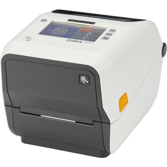 Bild von Zebra ZD621t, HC, 12 Punkte/mm (300dpi), Disp., RTC, USB, USB-Host, RS232, BT, Ethernet, WLAN, weiss, Etikettendrucker