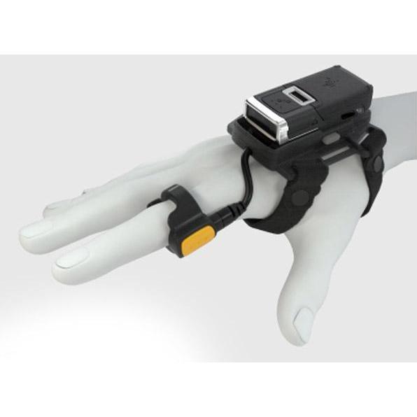 Bild von Zebra RS5100, Handrückenhalterung, 2D, SE4710, USB, BT, schwarz, silber, 480mAh Akku (2D-Barcodes, 1D-Barcodes), Barcode-Scanner, Schwarz, Silber