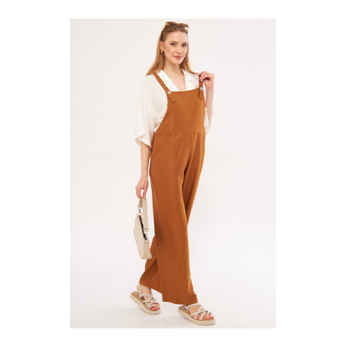 Bild von Stilvoller armonika Jumpsuit in Braun für Damen