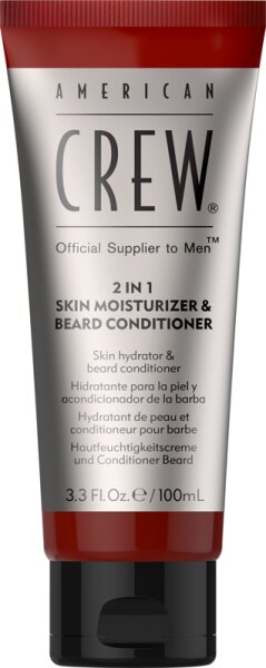 Bild von AMERICAN Bartconditioner Crew 2 in 1 Gesichtsfeuchtigkeitscreme Und Bartpflegemittel 100ml