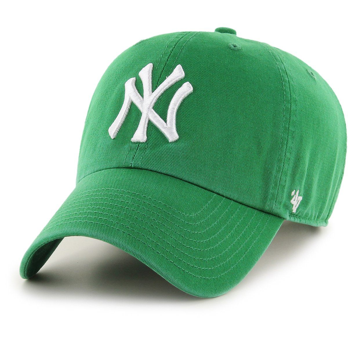 Bild von '47 New York Yankees MLB Loop Label Clean Up Kelly Grün Verstellbare Cap One-Size