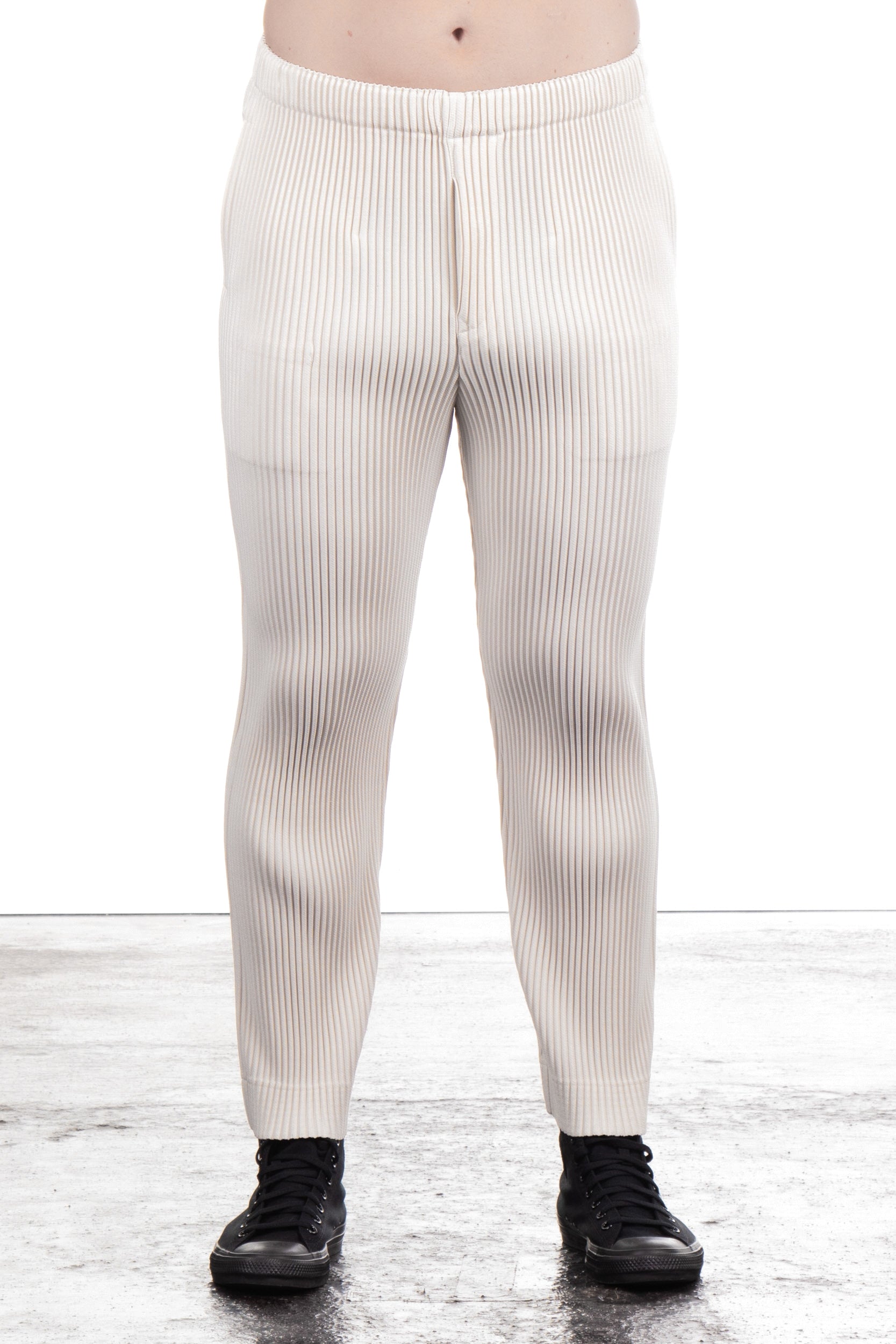 Bild von Homme Plissé Issey Miyake Herren Hose beige