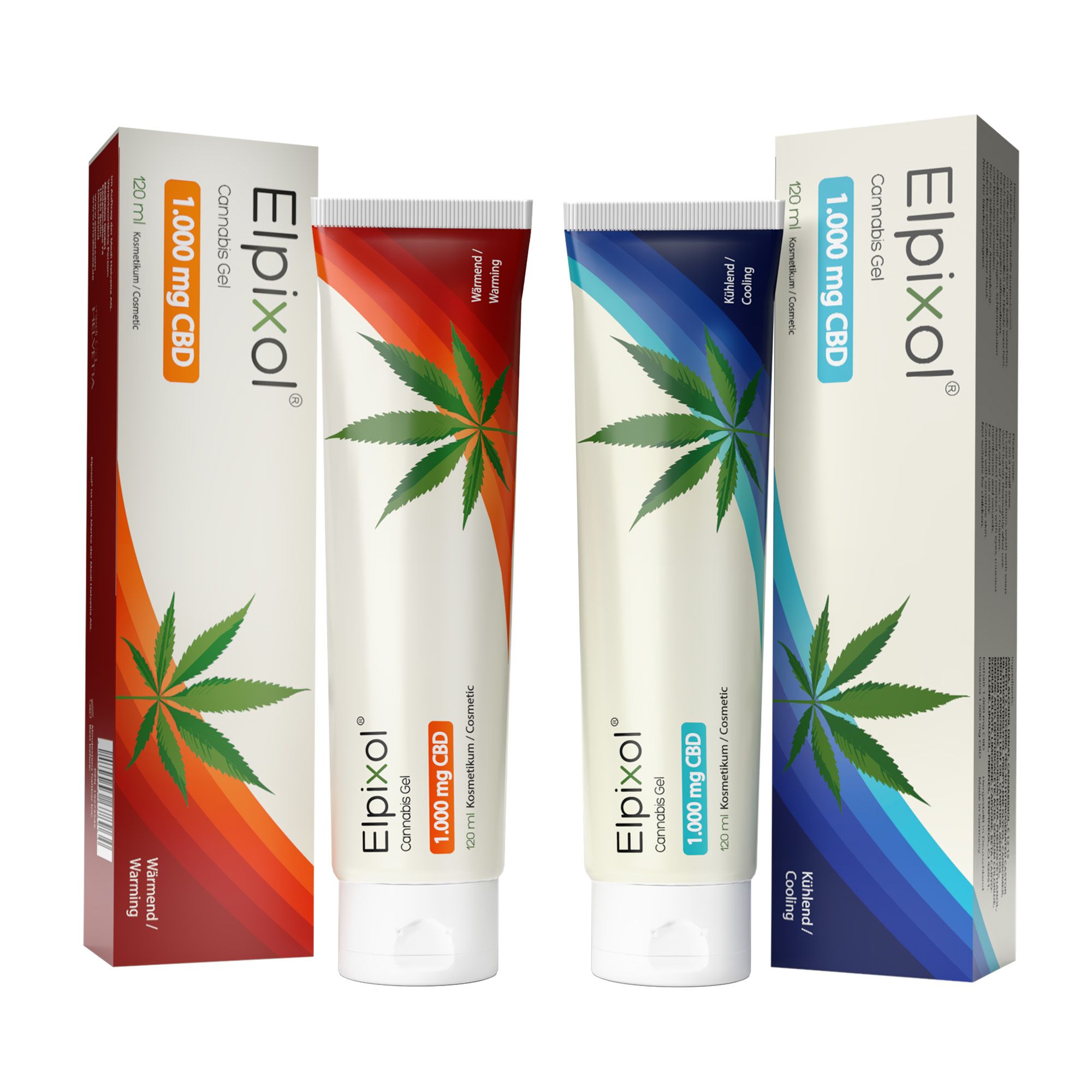 Bild von ELPIXOL® Cannabis Gel mit 1.000 mg CBD – Wärmesalbe & Kühlgel