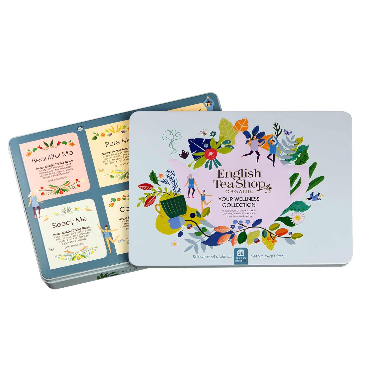 Bild von ETS - Tee-Kollektion in Metalldose Wellness-Kollektion bio