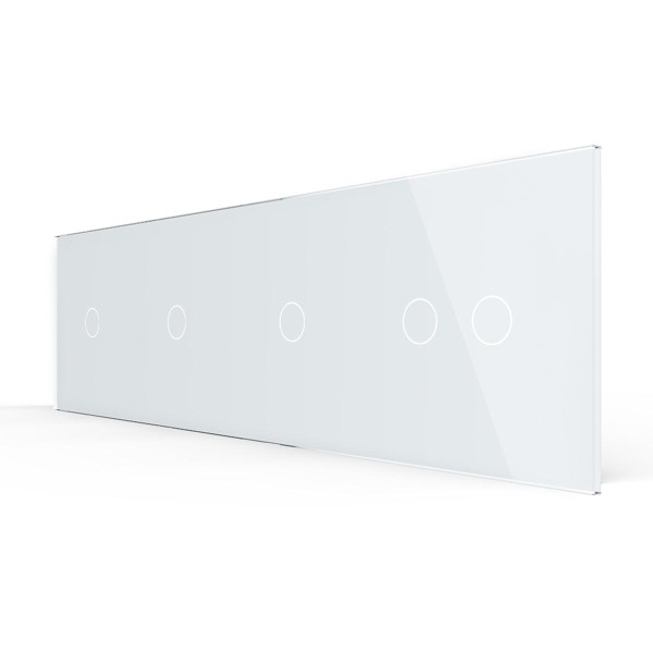 Bild von 4-fache Blende 4 Touch-Schalter weiß VL-C7-C1-C1-C1-C2-11-A