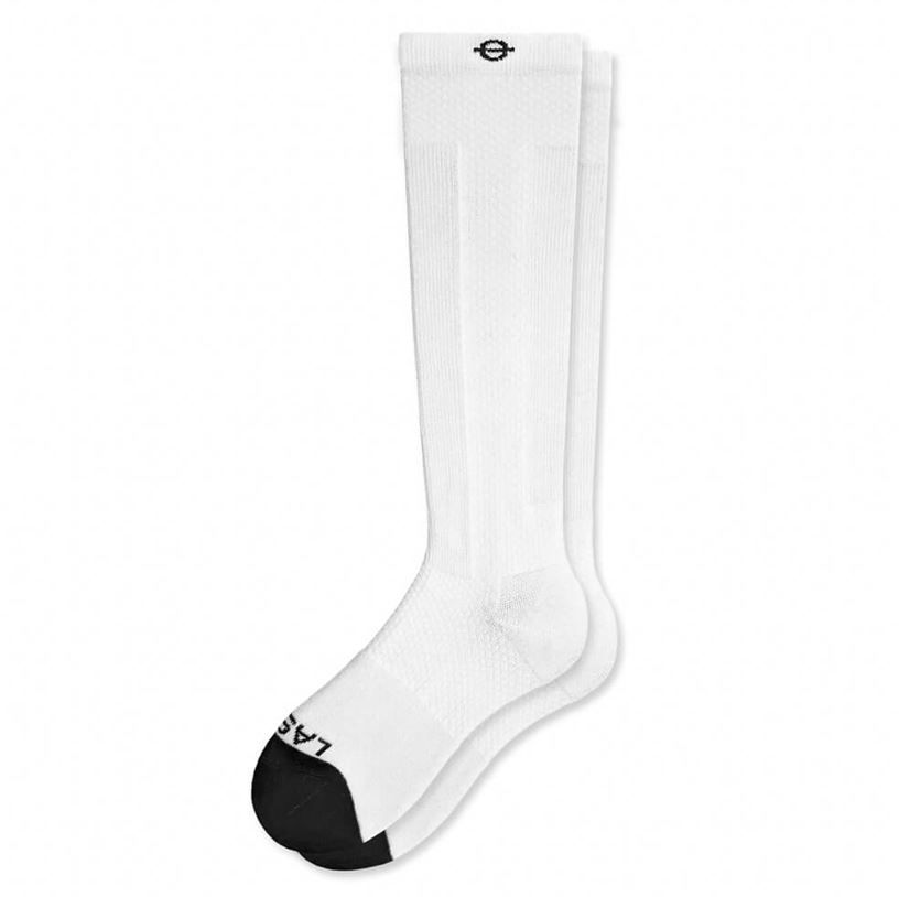 Bild von Lasso High Knee Performance Compression Socks Weiß EU 44-47 Herren