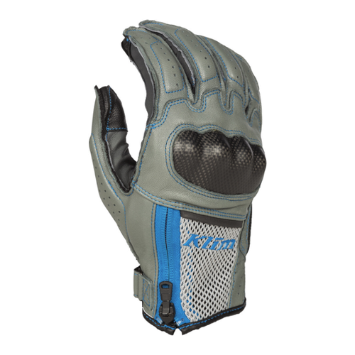 Bild von Klim Induction 2023 Motorradhandschuhe – grau-blau, Größe L für Männer