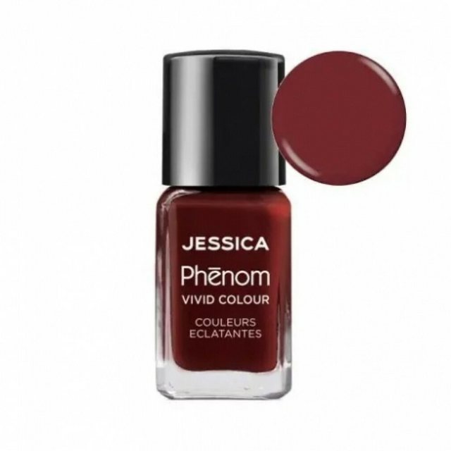 Bild von Jessica, Nagellack, Phenom Vivid Colour Nagellack Langanhaltender Gel-ähnlicher Nagellack ohne UV-Licht Illicit