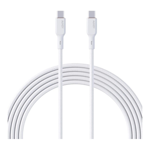 Bild von Aukey USB-C Kabel 100W - 1m White: Der ultimative Begleiter für Ihre Geräte