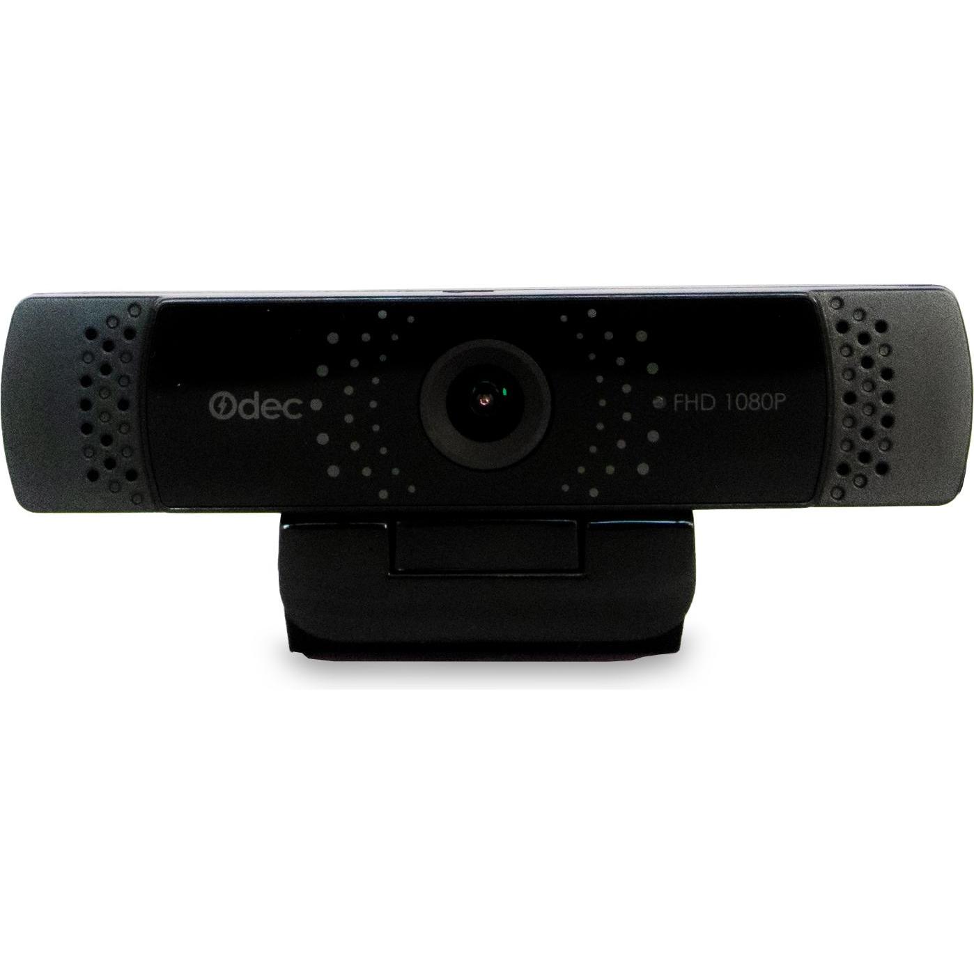 Bild von Odec OD-WB01 Stream Series Dual-Mic Full HD Webcam with 1/3"-CMOS Sensor  black (2.10 Mpx), Webcam, Schwarz