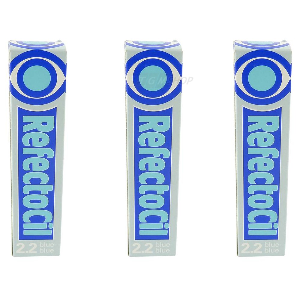 Bild von Refectocil Augenbrauen und Wimpern Farbe blueblue 2.2  Multi Vorteil Pack 3x15ml