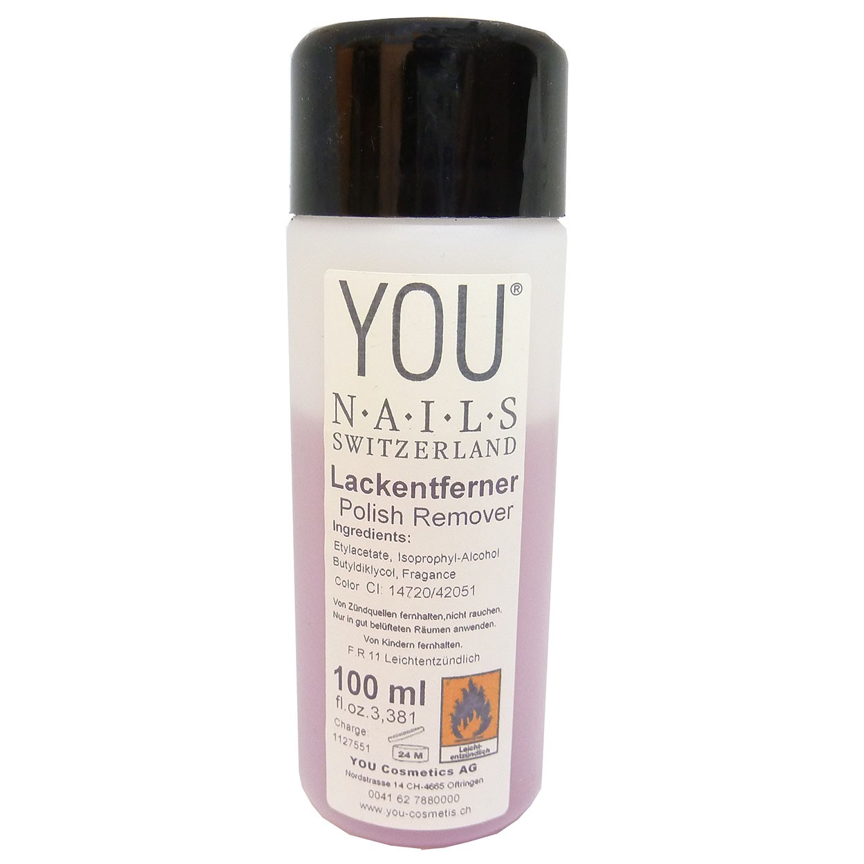 Bild von You Cosmetics  Nagellackentferner Nagelpflege 100ml