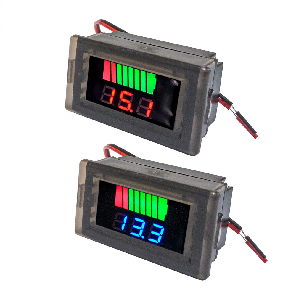 Bild von Waterproof Digital Battery Capacity Meter Tester 12V-60V Lithium Battery Capacity Indicator Car Voltage Meter Voltmeter