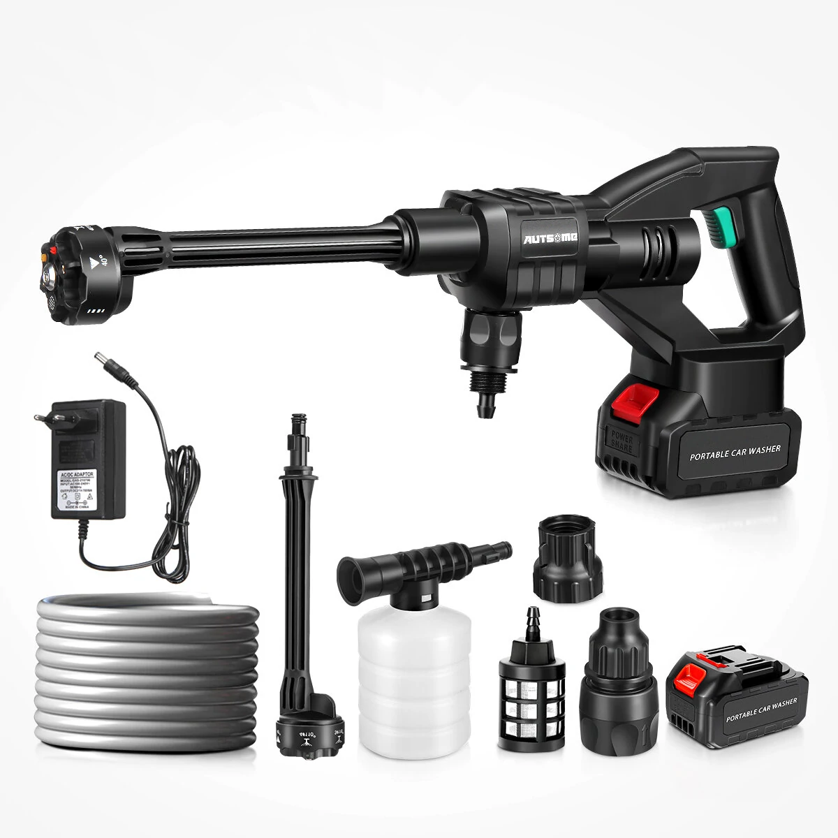 Bild von AUTSOME 6 In 1 Cordless Car High Pressure Car Washer Washing Cleaner Machine Water Spayer With Battery