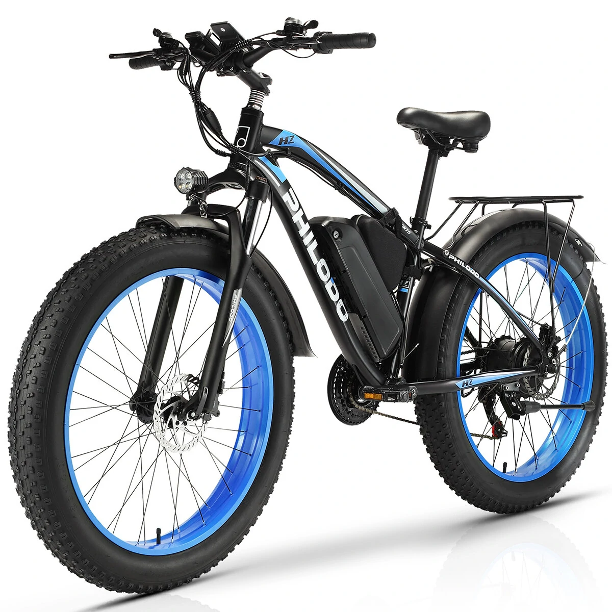 Bild von [EU DIRECT] PHILODO H7 Electric Bike 1000W Motor 48V 17.5Ah Battery 26*4inch Fat Tires 53-88KM Mileage 150KG Max Load El