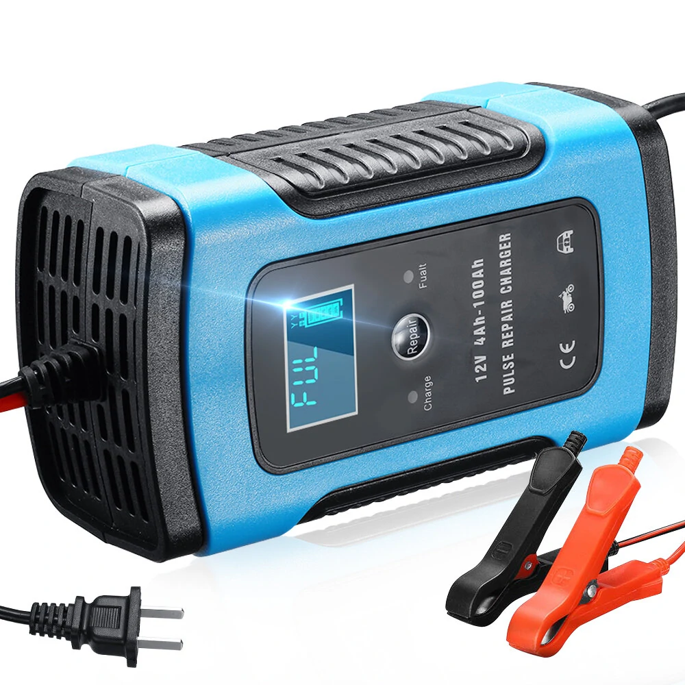 Bild von 12V 6A Car Motorcycle Battery Charger Smart Charging Battery Maintainer
