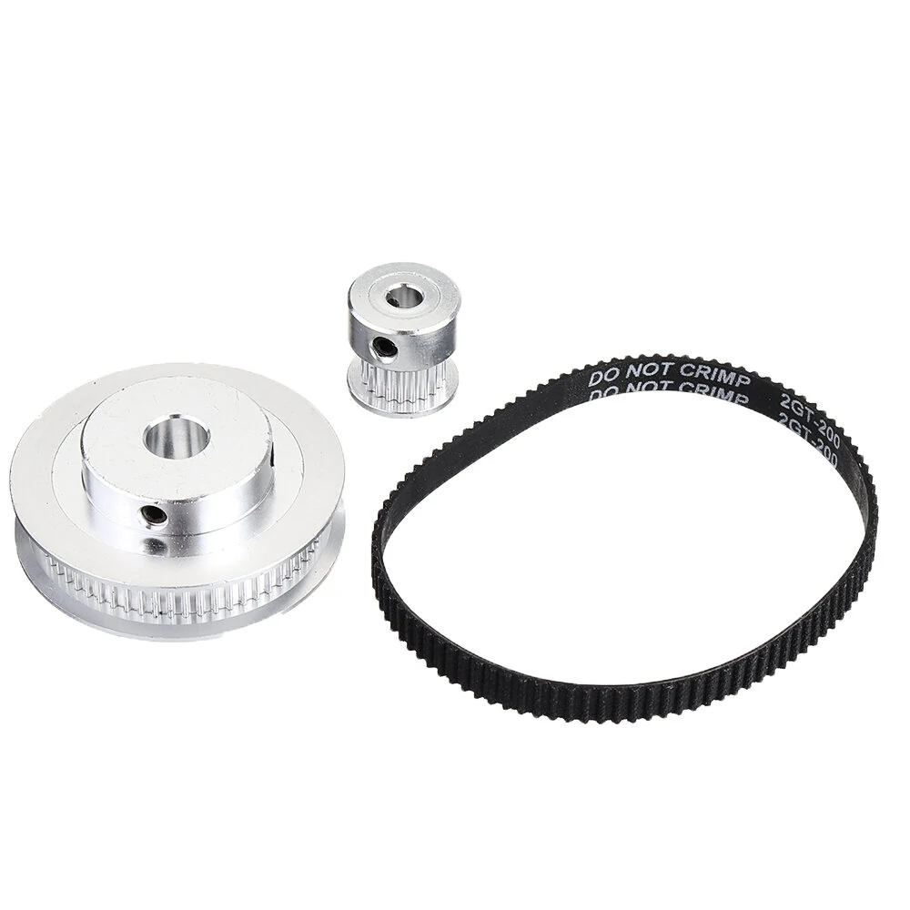 Bild von TWO TREES® 60Teeth 8mm Bore Diameter + 20Teeth 5mm Bore GT2 Timing Belt Pulley with6mm Timing Belt for 3D Printer