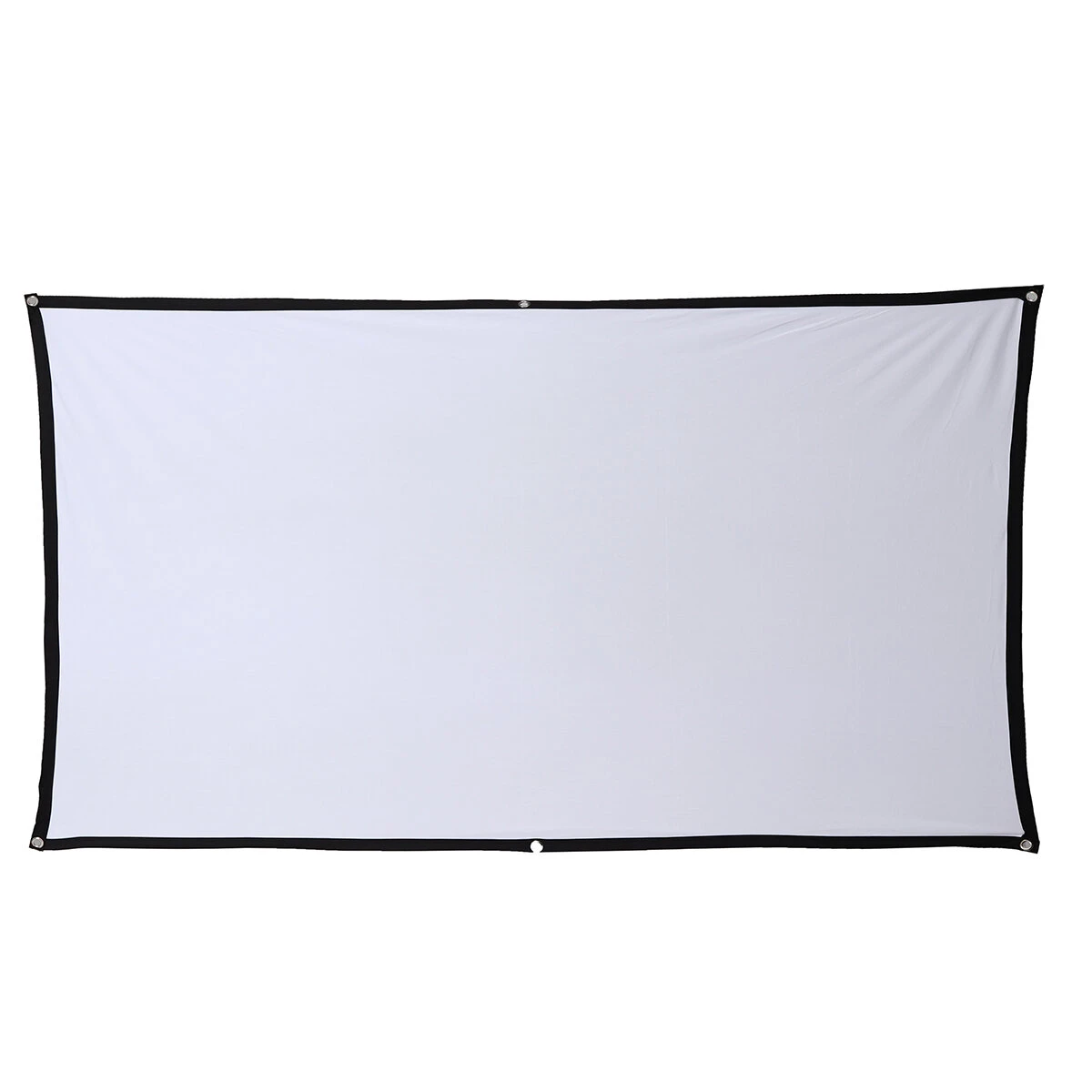 Bild von 16: 9 Projector Screen Home Projection Screen Cloth Outdoor Portable Folding Simple Soft Curtain with Hook