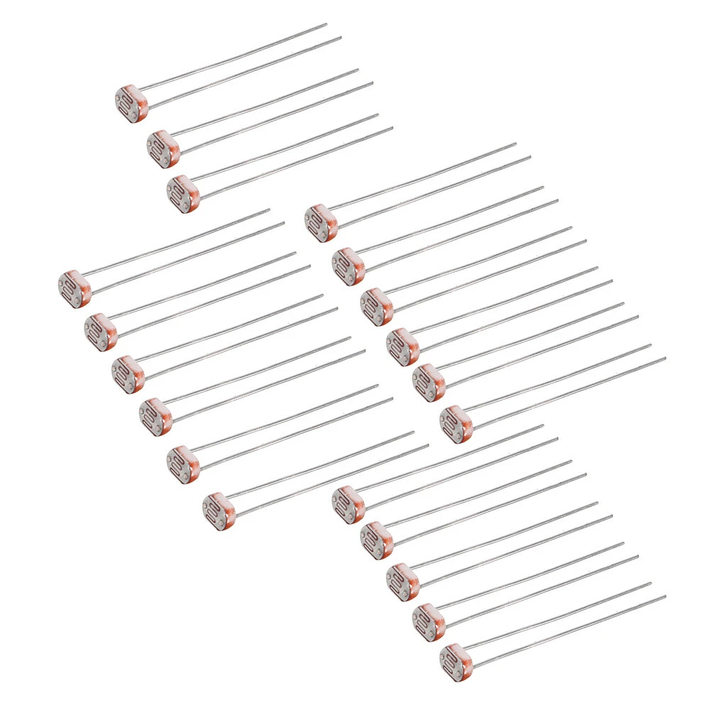 Bild von 200pcs Light Dependent Resistor LDR 5MM Photoresistor Photoelectric Switch Element Photo Detector 5516