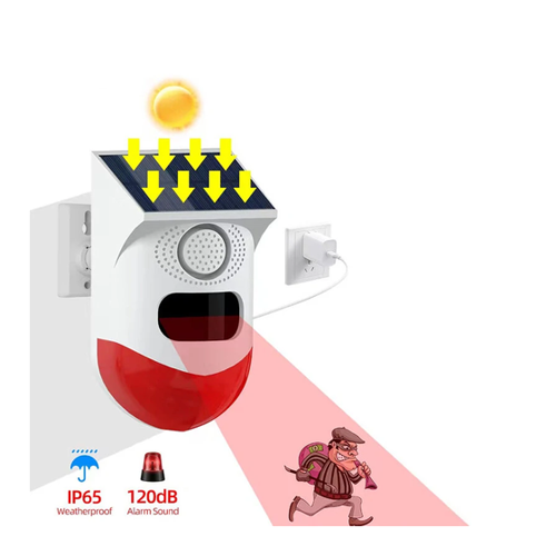 Bild von RF433 Solar Powered Infrared Alarm – Der ideale Schutz für Ihr Zuhause