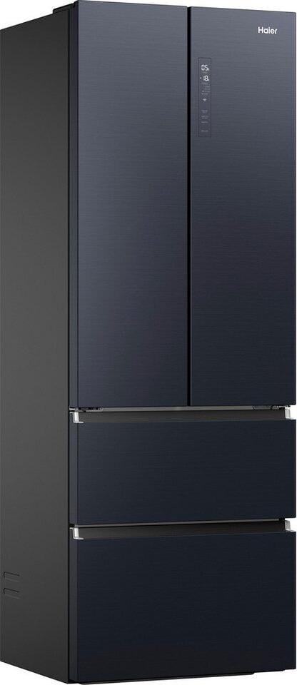 Bild von Haier HFW7720ENMB Kühl-Gefrier-Kombination/French Door/Farbe: Obsidian Black Inox / 477 Liter/MyZone Plus/Humidity Zone/Smart Home: Integriertes Wi-Fi/Auch Per HOn App Steuerbar