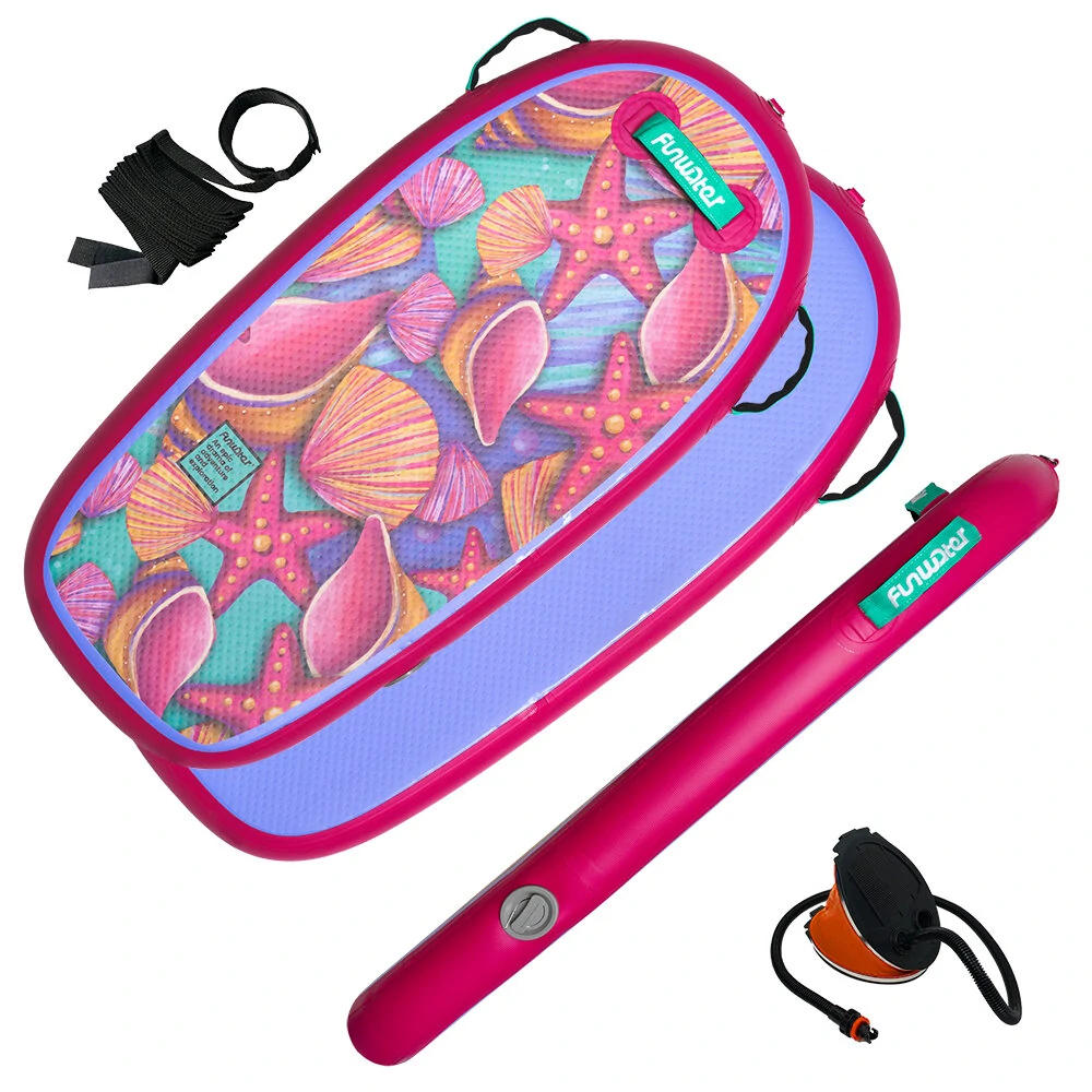 Bild von [EU Direct] FUNWATER Body Board - Beach Kids Board - Ultra Lightweight PVC Core Board for Beach and Pool,with Wrap Wrist