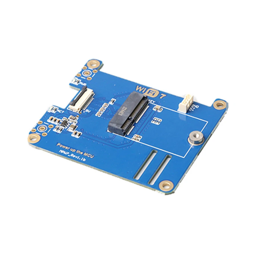 Bild von Raspberry Pi 5 MPW7 Adapter Board PCIE to WiFi7 für Google TPU BE200 AX210