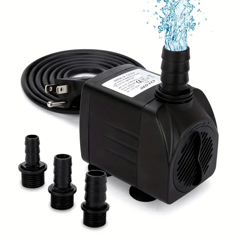 Bild von 30W Ultra Quiet Submersible Water Pump 550GPH High Lift for Aquariums Fish Tanks Ponds Hydroponics Statuary with 3 Nozzl