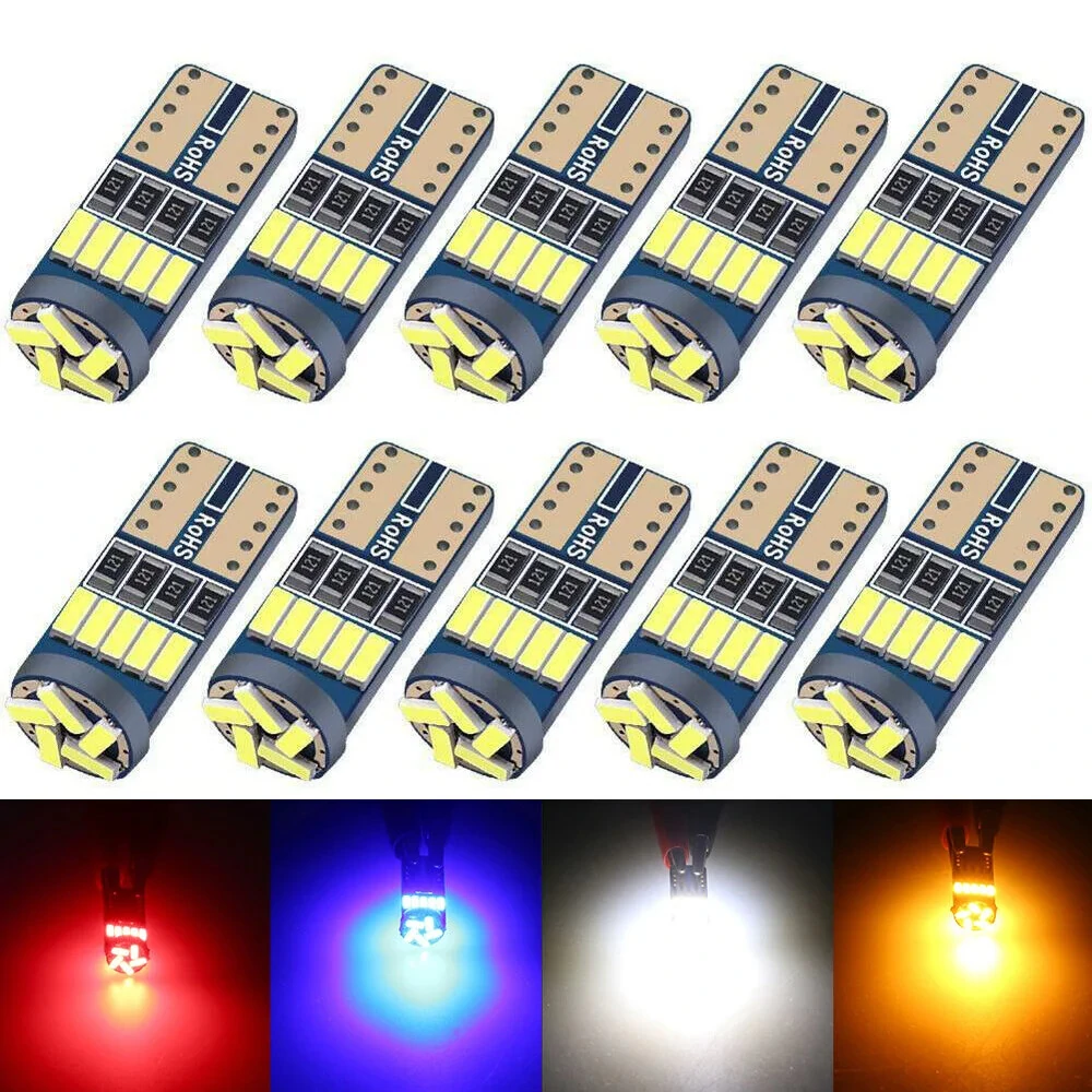 Bild von 10pcs Car LED T10 4014 15SMD LED Reading License Plate Trunk Lights T10 Car Signal Lamp 501 194 Bulbs 4014SMD Clearance