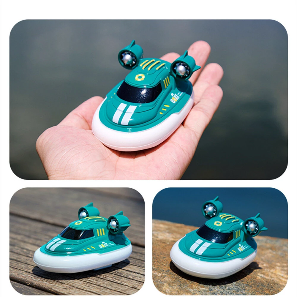 Bild von S821 S822 RTR 1/32 2.4G Mini RC Boat Waterproof Remote Control Ship LED Light High Speed Palm Speed Vehicles Models Dual