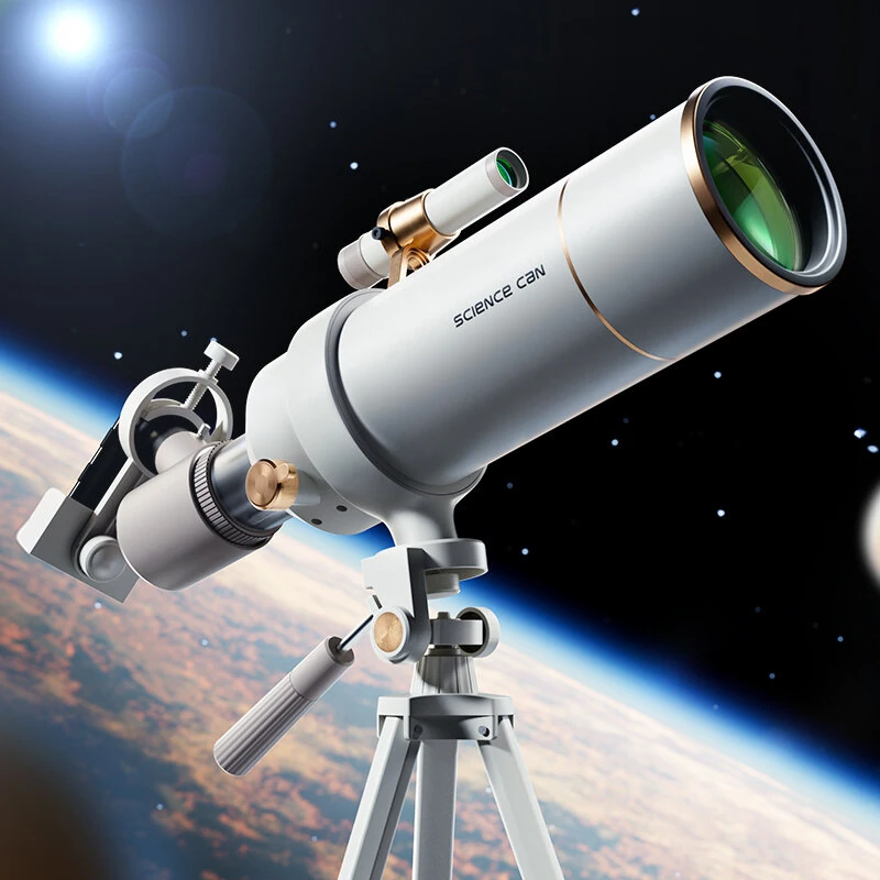 Bild von HD High Magnification Professional Astronomical Telescope Children Students Dual-Use Scientific Canned Telescope