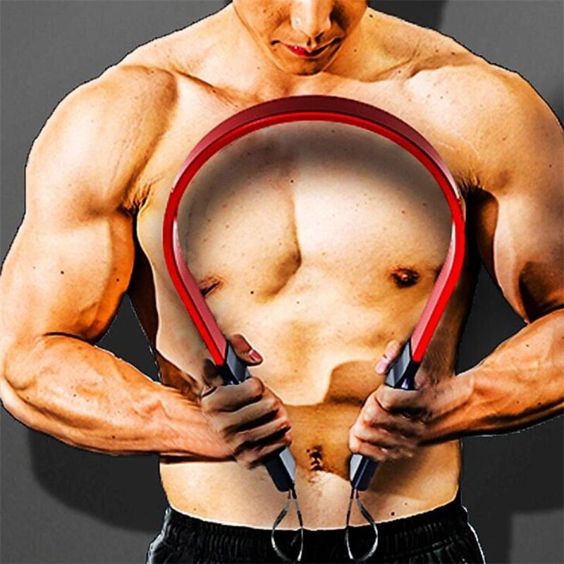 Bild von KALOAD 30-60lbs Hand Grip Strengthener Power Bar Arm Upper Body Strength Training Bar Muscle Training Arm Builder