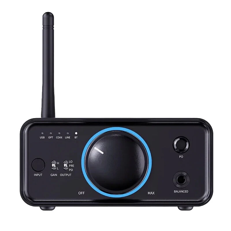 Bild von FiiO K7/K7 BT Balanced HiFi Desktop DAC Headphone Amplifier AK4493S*2 XMOS XU208 PCM384kHz DSD256 USB Optical Coaxial RC
