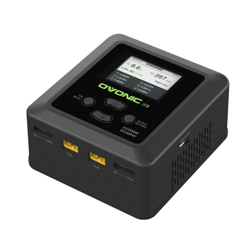 Bild von OVONIC X1 Dual AC 200W DC 600W 15A RC Lipo Battery Balance Charger