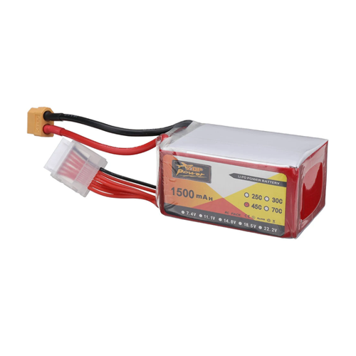 Bild von ZOP POWER 22.2V 1500mAh 45C 6S LiPo Batterie für RC-Drohnen