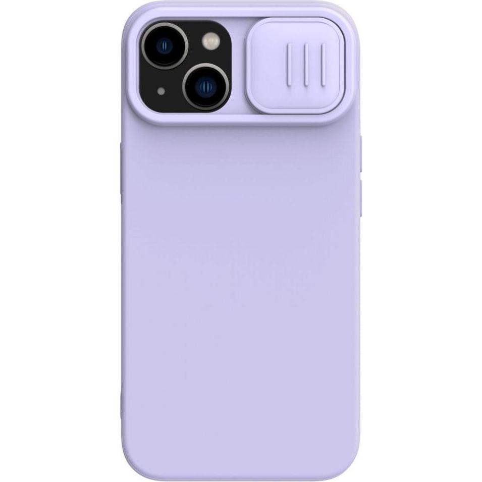 Bild von Nillkin Nylon CamShield Seidensilikonhülle für iPhone 14 Plus Hülle mit violetter Kameraabdeckung (Apple iPhone 14 Plus), Smartphone Hülle, Violett