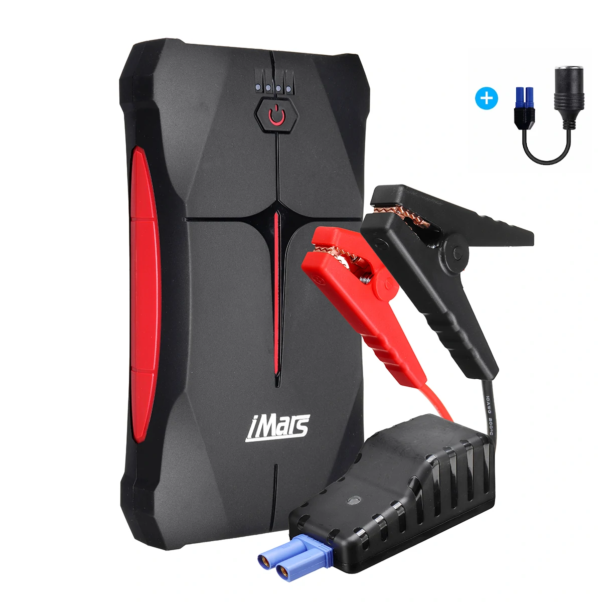 Bild von J01 1200A 13800mAh Portable Car Jump Starter Powerbank Emergency Battery Booster Waterproof with LED Flashlight USB Port