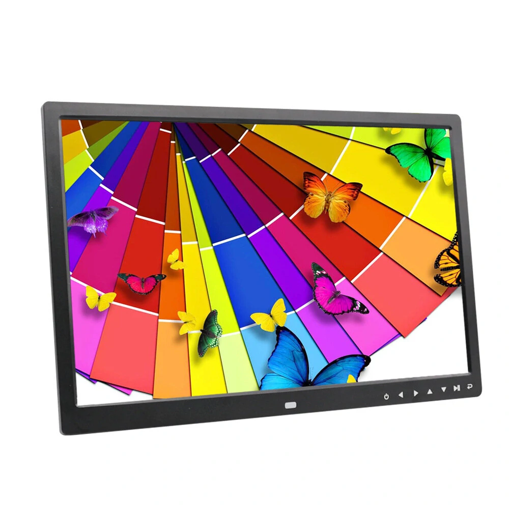 Bild von 17 inch Screen Touch Button Digital Photo Frame LED Backlight 1080P HD Electronic Album HDMI HD Wall Mount Display Video