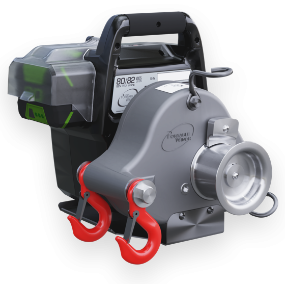Bild von Portable Winch PCW 3000-LI, max.Zugkraft 1000kg, Akkubetriebene Spillseilwinde